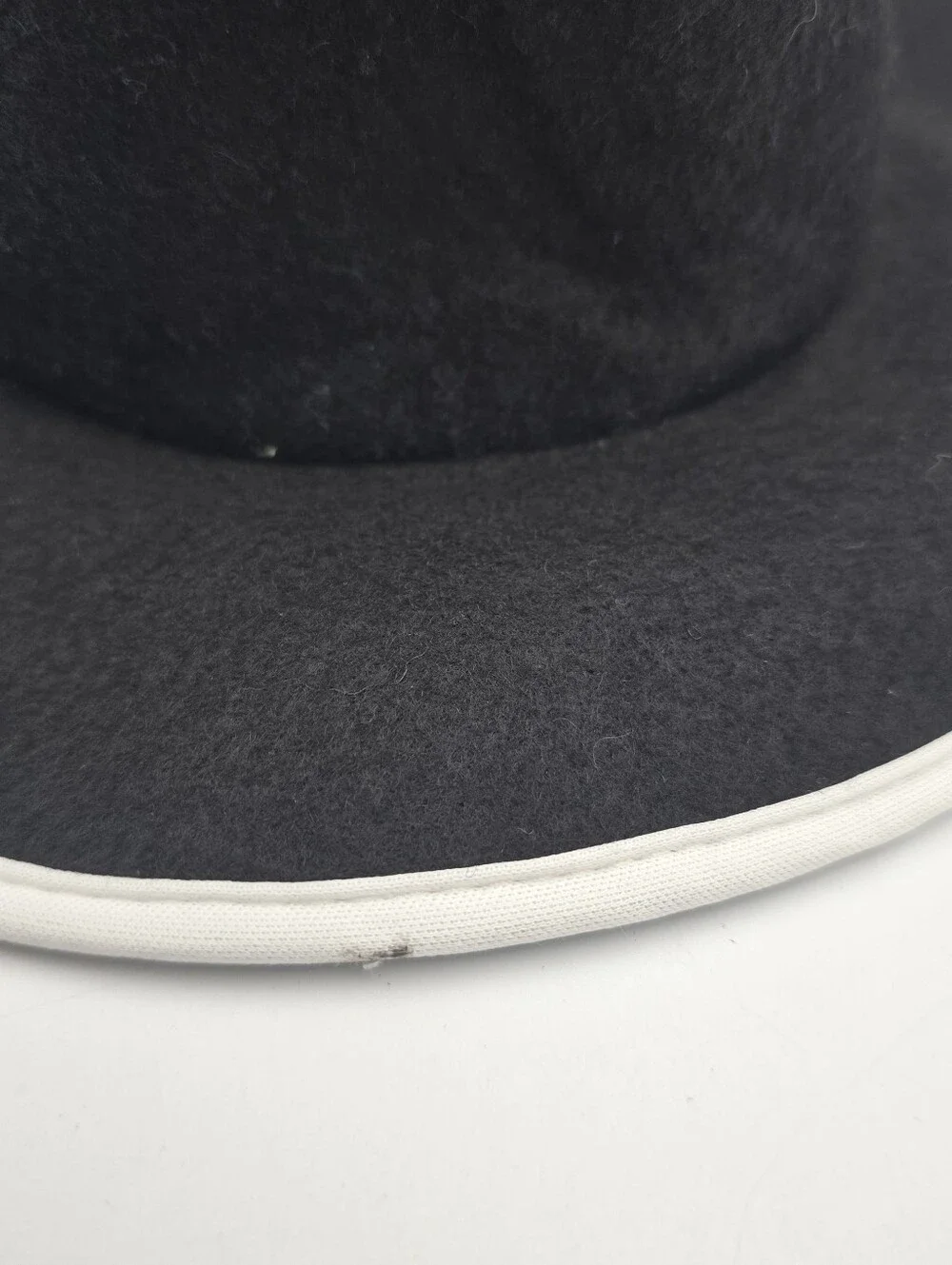 Unbranded Kids Black Felt Bucket Sun Hat